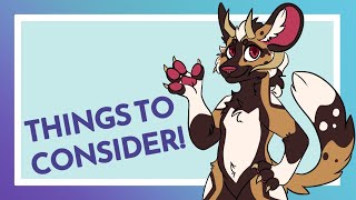 Things to Consider When Making a Fursona [upl. by Yves]