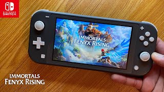 Immortals Fenyx Rising Nintendo Switch Lite Gameplay [upl. by Otrebogir]