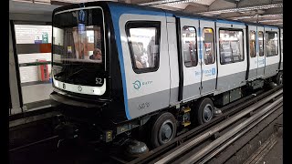 Cab View Métro Ligne 4🚇MP14 CA IDFM  Porte de Clignancourt➡️Bagneux  Lucie Aubrac [upl. by Zeta]