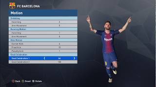 PES 2017 FC Barcelona MSN Messi Neymar Suarez Mod Faces Plus Celebrations [upl. by Rakso354]