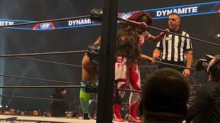 AEW Dynamite Skye Blue vs Red Velvet full match Front Row POV wwe aew shorts viralvideo live [upl. by Nero]