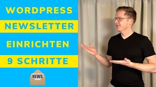 WordPress Newsletter Einrichten in 9 einfachen Schritten  Komplette Anleitung [upl. by Dubois]