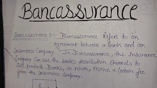 what is Bancassurance   Benefits of Bancassurance  Banking and insurance bcom  Ashima Classes [upl. by Bartholomeus]