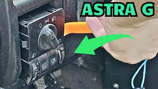 Opel Astra G Light Switch Removal  Quick Guide [upl. by Boynton880]