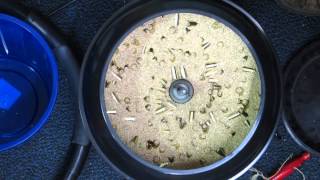 Tumbling 9mm brass  clockwise circular motion [upl. by Odlaumor]