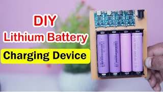 DIY Lithium Battery Charging Device using TP4056  Fast Charging [upl. by Ashelman]