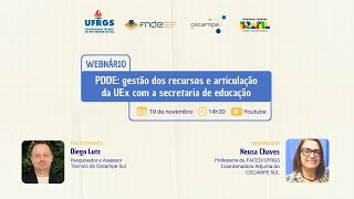 PDDE gestão dos recursos e a articulação da UEx com a secretaria de educação  EEx [upl. by Yaeger]