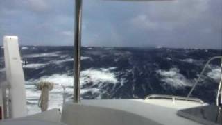 46 Catamaran in big seas [upl. by Judas]