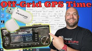 BktTimeSync OffGrid GPS Time W Icom 705 Or GPS Dongle [upl. by Satsok640]