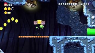 RockCandy Mines6 Thrilling Spine Coaster New Super Mario Bros Wii U [upl. by Ennovart]