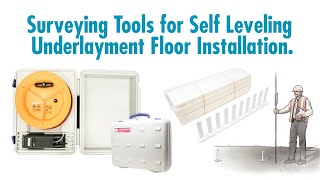 Surveying Tools for Self Leveling Underlayment Floor Installation [upl. by Yerocaj]