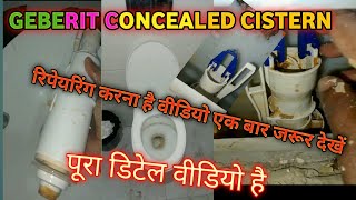 HOW TO REPAIR GEBERIT CONCEALED CISTERN MUST WATCH [upl. by Lyred565]