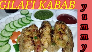 Gilafi kabab  easy and simple recipe  made by Zumas kitchen  plz subscribe my YouTube channel [upl. by Atyekram905]