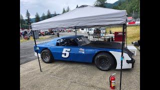 Agassiz Speedway June 22 Lordco Street Stock 5 onboard [upl. by Ben]