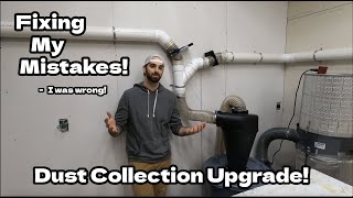 Fixing Everything WRONG with My Dust Collector Setup  Static Electricity  PVC Pipe [upl. by Susanna]