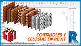 Celosias y Cortasoles en Revit 💯🎁 [upl. by Alba478]