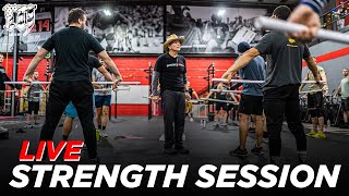 LIVE Strength Session Coached By Mike Burgener [upl. by Stephenson]