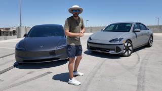 Round 2 Ioniq 6 vs Tesla Model 3  Who Has the Better EV Now [upl. by Etnomed810]