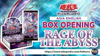 OPENING Rage of the Abyss  YuGiOh OCG ASIA ENGLISH  hasilnya bikin SAD [upl. by Boru]