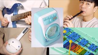 Samsung washing machine song on different instruments [upl. by Beedon704]