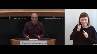 Rede im Plenum Abgeordnetenhaus 18 01 2024 [upl. by Sivle240]