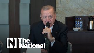 Erdogan says Turkey might enter Israel to help Palestinians [upl. by Rozamond567]