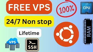 How to Create FREE VPS with SSH 10 GB RAM  2 CPU Support Sudo Access  Unlimited [upl. by Decato]