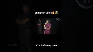 Shinchan voice🤯🔥 samayraina shinchanvoice [upl. by Moir]