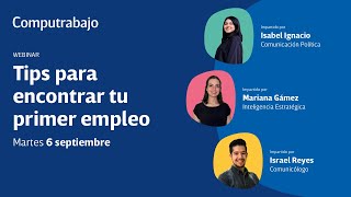 Tips para encontrar tu primer empleo [upl. by Warram]