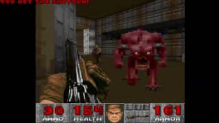 SNES  The Ultimate Doom  E1M4 Command Control  UV  100 Kills amp Secrets [upl. by Sibell]