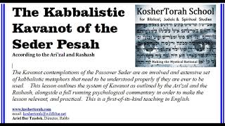 The Kabbalistic Kavanot of the Passover Seder [upl. by Repmek634]