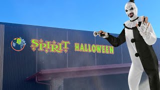 Spirit Halloween 2024 Schererville Indiana inside an abandoned Salvage Furniture [upl. by Streeto]