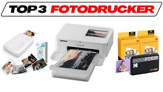 Mini Fotodrucker im TestVergleich 2024 TOP 3 🥇Günstige Smartphone Fotodrucker [upl. by Gallenz]