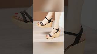 Black colour sandals 🖤।। Trendy sandals for women and girls।। shorts [upl. by Rowan]