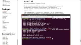 Meteorjs chat tutorial part 17  Meteor packages [upl. by Kcerred634]