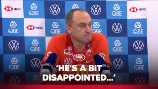 Are Sydney happy with the comeback 🦢  Sydney Swans press conference  Fox Footy [upl. by Haile]