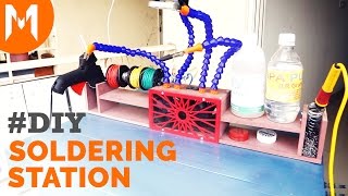 Build Soldering Station using MDF [upl. by Casimire]