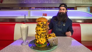 IN NORWAY YOU HAVE TO STAY SEATED FOR 15 MINUTES AFTER ATTEMPTING THIS CHALLENGE  BeardMeatsFood [upl. by Benni569]