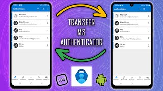 How to Transfer Microsoft Authenticator to a New Phone Android and iPhone  Easy Guide [upl. by Inalawi]