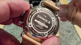 Shinola Canfield ChronographDesigned with the Willard Program [upl. by Annoved]