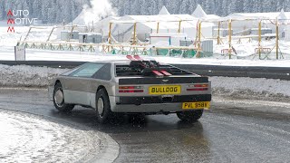 St Moritz WINTER CARSPOTTING  Bulldog Purosangue Spectre A220 DBS GT Zagato 275 GTS amp MORE [upl. by Ellenaj]