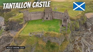 Tantallon Castle Scotland August 2024 [upl. by Jammie]