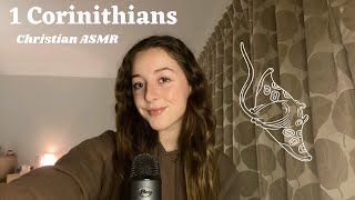 1 Corinthians Bible reading for sleep  Christian ASMR [upl. by Gnex523]