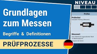 Grundlagen zum Messen Begriffe und Definitionen  Prüfprozesse 111 IHDE Academy [upl. by Luapnhoj]