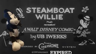 First 2 minutes of Steamboat Willie plush recreation [upl. by Ireva366]