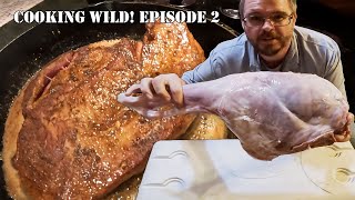 Oven Roasted DEER Hindquarter Cooking Wild Ep 2 [upl. by Noella]