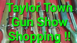 Old Fashioned Public Sale Gun Show Shopping Winchesters SKS Knives etc [upl. by Alokin]