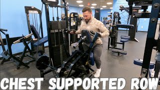 Chest Supported Row  Tutorial [upl. by Merriam]