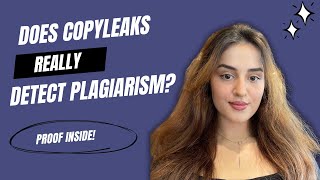 Copyleaks Plagiarism Checker Review [upl. by Featherstone]