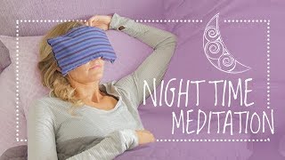 Easy amp Quick Night Time Guided Meditation Before Sleep 10min Bedtime Yoga [upl. by Ahtiek]